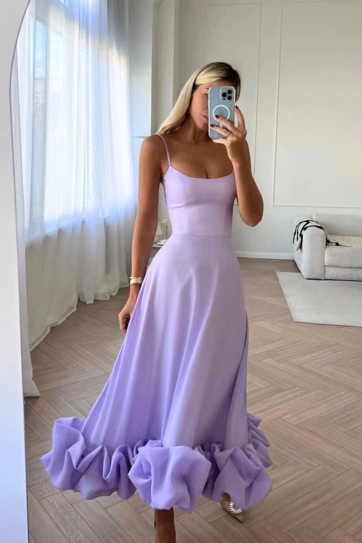 Ariana | Κομψό Ρο flowν Ντύσιμο