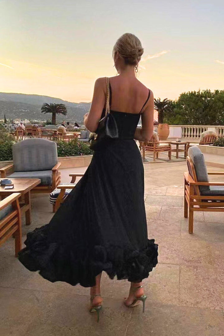 Ariana | Κομψό Ρο flowν Ντύσιμο