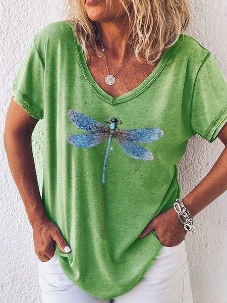 Estelle | T-Shirt με V-Λαιμό