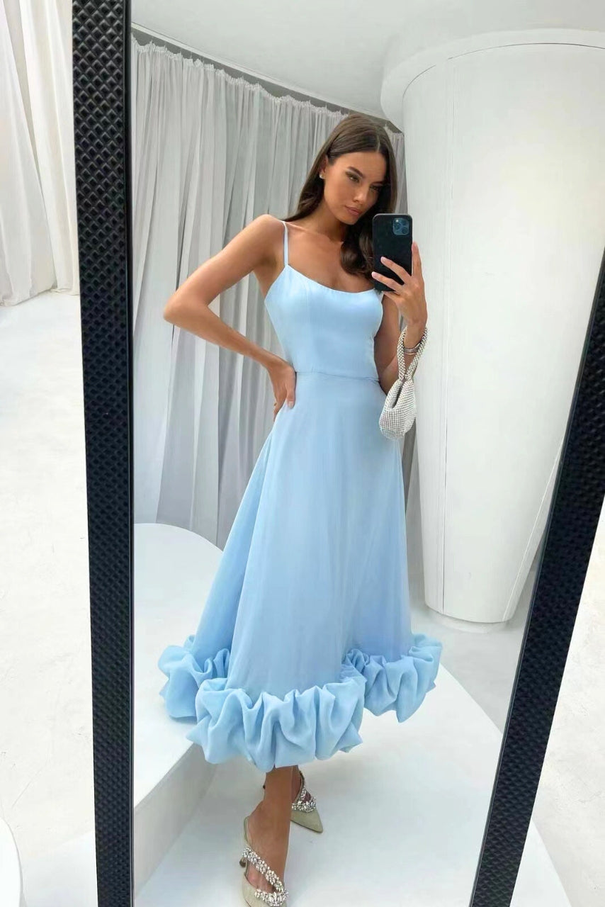 Ariana | Κομψό Ρο flowν Ντύσιμο