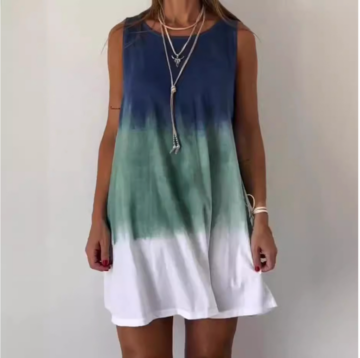 Τζόσι - Μίνι Φόρεμα με Gradient Tie Dye Εκτύπωση