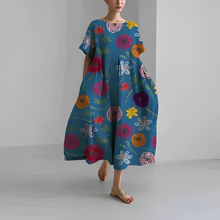 Τζούλια | Boho-Φλοράλ Φόρεμα - Αέρινο Φόρεμα - Άνοιξη