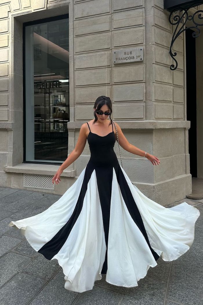 Eliana | Φόρεμα Maxi με Πάνελ
