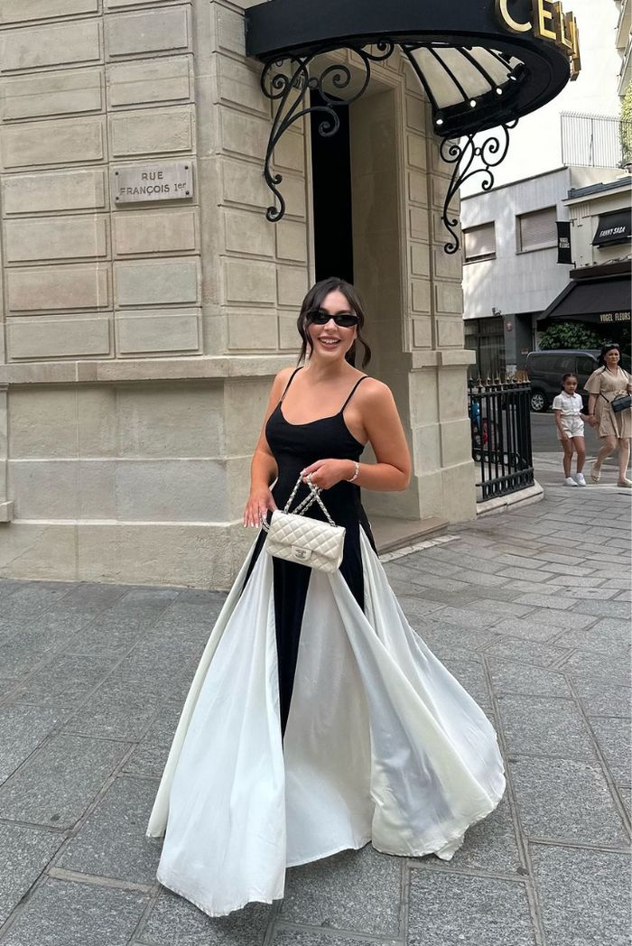 Eliana | Φόρεμα Maxi με Πάνελ