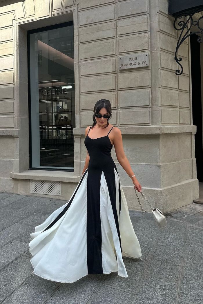 Eliana | Φόρεμα Maxi με Πάνελ
