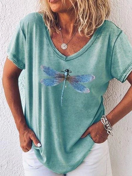 Estelle | T-Shirt με V-Λαιμό