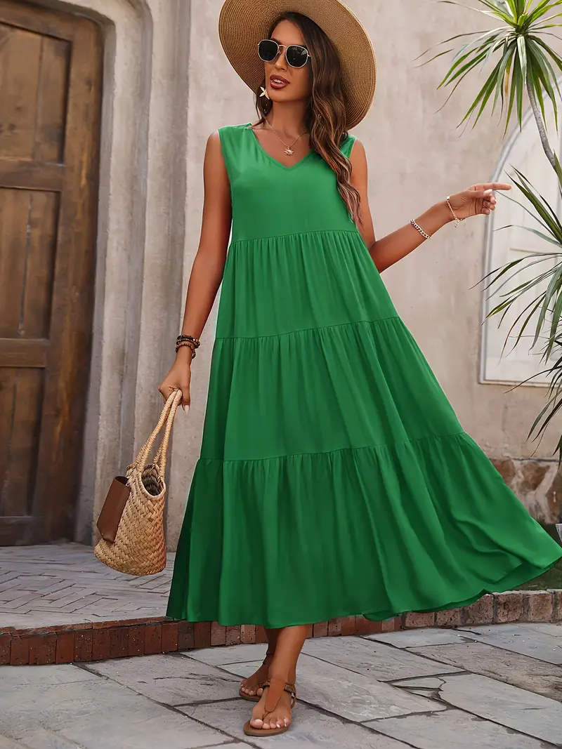 Lone - Κ Casual Loose-Fit Φόρεμα με Ραφή στο Τελείωμα