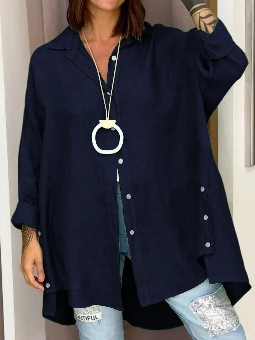 Ναντίν | Πολυτελές Oversized Πουκάμισο