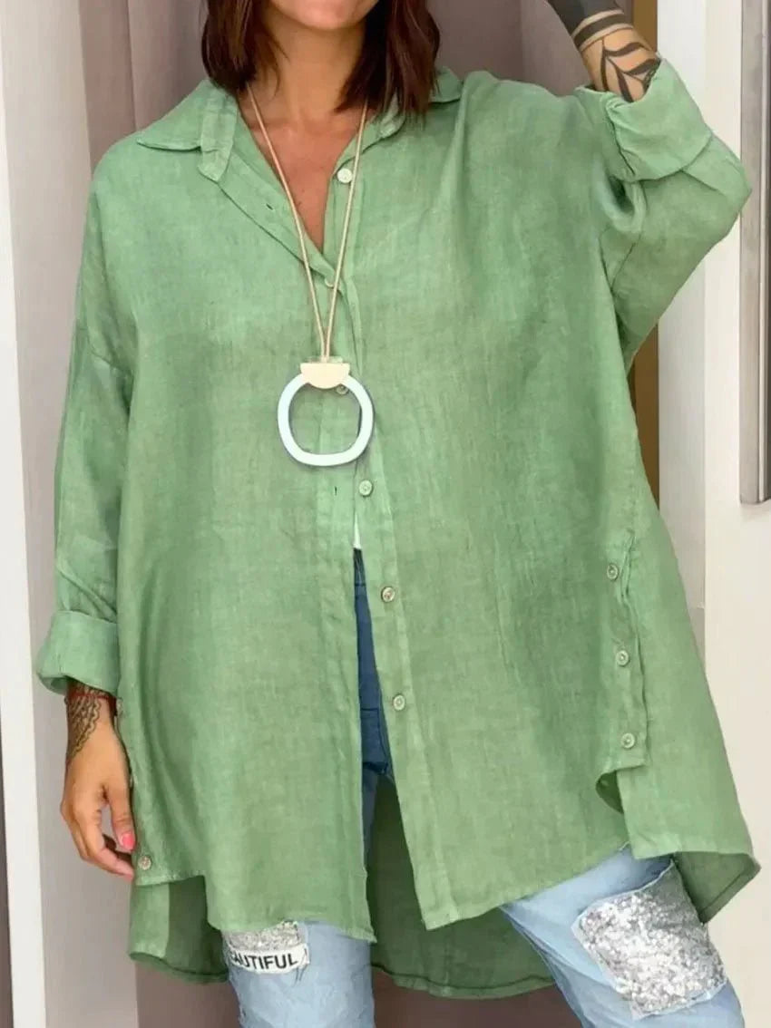 Ναντίν | Πολυτελές Oversized Πουκάμισο